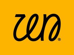 the word zero on a yellow background