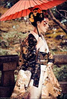 photography by By Zhang Jingna Modern Geisha, Geisha Samurai, 일본 패션