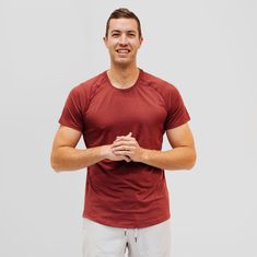 Tall guys, you deserve to feel comfortable and confident when you hit the gym. Our Pro-Performance T-Shirts are your new favorite gym buddy for working out, weightlifting, and everything in between. Featuring a cation, poly, elastane fabric blend, our athletic shirts will keep you cool and comfortable when you exercise. Each athletic shirt is durable, moisture wicking, flexible, and form flattering - ideal for exercise, weight lifting, and more. We tailored each shirt to flatter your tall, slim Sporty Short Sleeve Muscle Tee For Gym, Squat Proof Short Sleeve Activewear For Workout, Sporty Athletic Fit T-shirt For Gym, Short Sleeve Squat Proof Activewear For Gym, Squat Proof Short Sleeve Activewear For Gym, Athleisure T-shirt For Light Sports, Sweat Resistant, Athleisure Sweat-resistant T-shirt For Light Sports, Athletic Fit Crew Neck Muscle Tee For Sports, Athletic Fit Sweat-resistant T-shirt For Light Sports