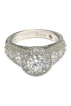 Sterling silver white CZ engagement ring. Approx. 21mm x 10mm ring face. Imported Cubic Zirconia Engagement Rings, Engagement Ring Size, Cz Rings Engagement, Keep Jewelry, Womens Jewelry Rings, Rings Statement, Nordstrom Rack, Cubic Zirconia, Silver Bracelet