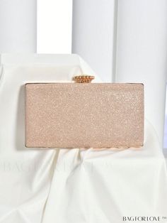 BagForLove - Glitter Minimalist Box Bag: Ideal Bridal Purse for Weddings, Proms, and Parties Product Description Color Rose Gold Details Glitter Magnetic No Strap Type Chain Style Minimalist Pattern Type Plain Bag Size Small Type Box Bag Closure Type Kiss Lock Material Glitter Composition 100% Polyester Care Instructions Do not wash Size Chart INCH CM Bag Height Bag Length Bag Width Strap Length 4.7 inch 8.7 inch 1.8 inch 47.2 inch Bag Height Bag Length Bag Width Strap Length 12 cm 22 cm 4.5 cm 120 cm Details Pictures Similar Products h2 { text-align: center; } /* æ¢è¡ */ li{ white-space: normal; word-break: break-all; word-wrap: break-word; } .red-box { width: 100%; display: flex; flex-direction: row; flex-wrap: wrap; justify-content: center; } .red-box > div { width: 190px; height: 250 Elegant Glitter Evening Bag Rectangular, Elegant Rectangular Glitter Evening Bag, Glitter Clutch Evening Bag For Wedding, Rectangular Glitter Evening Bag For Formal Events, Rectangular Glitter Clutch For Formal Occasions, Rectangular Glitter Clutch For Formal Events, Glitter Rectangular Clutch For Formal Occasions, Elegant Glitter Evening Bag As Gift, Glamorous Glitter Evening Bag As Gift