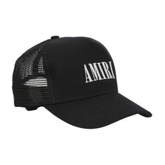 Find AMIRI Core Logo Trucker Hat on Editorialist. Logo at the front, embroidered logo, caps, curved visor, round crown Rocker Aesthetic, Cap Mens, Embroidered Baseball Caps, Black Accessories, Open Weave, Black Logo, Logo Embroidered, Teal Blue, Front Open