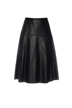 Introducing the Leather Fit and Flare Skirt: a sophisticated knee-length skirt crafted from premium genuine leather, providing warmth on cool winter days. Its elegant silhouette and versatile color options make it a wardrobe staple. Pair it with a coordinating blouse or layered winter pieces to effortlessly elevate your style. Product DetailsModel 5'9" wearing a size SMaterial: 100% LeatherCare: Dry Clean OnlyMade in USA Fitted Flared Leather Skirt, Formal Leather Flared Skirt, Formal Flared Leather Skirt, Sleek Knee-length Leather Skirt, Luxury Black Office Skirt, Leather Knee-length Pencil Skirt For Work, Leather Midi Skirt With Lining, Leather Lined Midi Skirt, Classic Leather Skirt For Fall