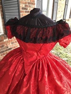 1880 Dress, Old Fashion Dresses, Dream Dresses, Puffed Sleeves, Dream Dress, V Shape