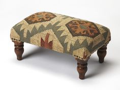 HYGGE CAVE | SOUTHWEST MOUNTAIN LODGE FOOT STOOL Lodge Design, Wood Ottoman, Mountain Lodge, Ottoman Footstool, Cocktail Ottoman, Foot Stool, Wood Vanity, Western Decor, Traditional Design