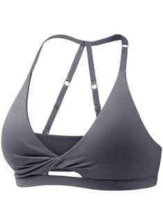 PRICES MAY VARY. YEOREO Micaela Sports Bras: Low cut, twist front style, low support sports bra, removable padded cups. If you are between sizes, we recommend sizing up Flexible and Adjustable Straps: Detachable straps which turns into halter bra style. Adjustable neck and back straps for great body fit Sexy Openwork Design: Cute twist design. The cutout place more breathable to keep you fresh during your workout. A stylish and functional gym essentials Comfortable Soft Fabirc: Made of 75% nylon Gym Bra, Yoga Crop Tops, Halter Bra, Gym Clothes Women, Gym Essentials, Training Running, Bra Style, Great Body, Yoga Training