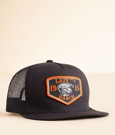 Lazy J Ranch Wear 1915 Trucker Hat - Black , Men's Black Embroidered patch snapback hat One size fits most. Apparel & Accessories > Clothing Accessories > Hats Mens Trucker Hat, Ranch Wear, Hat For Men, Men's Hats, Hat For Man, Accessories Clothing, Embroidered Patch, Snapback Hat, Embroidered Patches