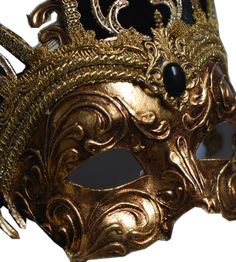 Gold Carnival Masquerade Eye Mask, Gold Formal Masks For Carnival, Gold Venetian Masquerade Mask For Formal Occasions, Gold Eye Mask For Costume Party, Gold Masks For Carnival And Formal Events, Gold Masks For Formal Carnival Occasions, Formal Gold Eye Mask, Gold Masks And Prosthetics For Mardi Gras, Gold Venetian Eye Mask For Masquerade