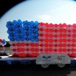 an image of a truck made out of balloons