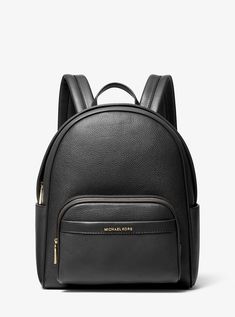 Bex Medium Pebbled Leather Backpack Classic Textured Leather Backpack For On-the-go, Textured Leather Travel Backpack, Classic Everyday Textured Leather Backpack, Michael Kors Shop, Travel Necessities, Medium Backpack, Busy City, Packing List For Travel, Packing Cubes