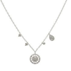 Open Cut Pave Diamond Disc necklace-Meira T-Swag Designer Jewelry Best Selling Jewelry, Women Necklaces, Buy Necklace, Diamond Chain, Disc Necklace, Selling Jewelry, Pave Diamonds, Beautiful Jewelry, Womens Necklaces