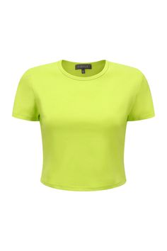 Slim fitting without being too tight, it's creates a flattering silhouette Crewneck crop tops can never go wrong, that's why we have it in so many colours. Neon green or grey, you can always pair it with any skirts or pants. Style #: WKSH919 Dark Navy Blue, Neon Green, Dark Navy, Fitness Models, Tights, Crop Top, Slim Fit, Neon, Sleeve Length