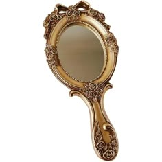 PRICES MAY VARY. Vintage handheld mirror-- the proper size handle of this vintage mirror is comfortable and convenient for holding, practical to use. Handheld small mirror-- with exquisite and simple design, this delicate mirror is a great to your female friends, suitable for women of all ages. Hand makeup mirror-- lightweight and safe for everyone who likes beauty. you can use it either at home or while traveling. Small mirror for travel-- 🌺🌷the travel cosmetic mirror with embossed pattern ar Vintage Handheld Mirror, Gold Vanity Mirror, Hand Held Mirror, Mirrors For Makeup, Gold Vanity, Hand Makeup, Portable Mirror, Mirror Vintage, Handheld Mirror