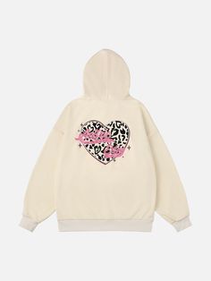 Top Streetwear Brand AelfricEden, Street fashion clothes shopping online, free shipping worldwide! Kitsch Fashion, Y2k Leopard Print, Y2k Fashion Aesthetic, Applique Hoodie, Pop Punk Fashion, Grunge Aesthetics, Clueless Fashion, Hip Hop Fashion 90s, Early 2000s Style