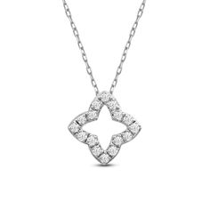 Utterly minimalistic with just a bit of edge, this geometric diamond necklace can take your accessorizing game to new heights. It features a glittering four-point star pendant traced with round diamonds. This is one of those accessories that can be worn from day to night effortlessly. Elegant Star Necklace For Formal Occasions, Elegant Star Shaped Diamond Cut Necklace, Elegant Diamond White Necklaces With Diamond Markers, Elegant Diamond White Necklace With Diamond Markers, Star Shaped Diamond Necklace With Single Cut Diamonds, Elegant Star Diamond Necklace With Diamond Accents, Diamond White Necklace With Diamond Markers, Minimalist Star Shaped Diamond Jewelry, Silver Diamond Necklaces With Diamond Markers