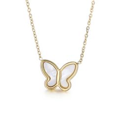 BUTTERFLY NECKLACE - Katie Rae Collection Elegant Gold Butterfly Charm Necklace, Delicate Yellow Gold Necklace With Butterfly Charm, Elegant Gold Plated Butterfly Necklaces, Dainty Gold-plated Yellow Gold Butterfly Necklace, Elegant Gold-plated Necklace With Butterfly Charm, Elegant Gold Plated Necklace With Butterfly Charm, Dainty Yellow Gold Butterfly Necklace With Clavicle Chain, Gold Butterfly Charm Necklace With Delicate Chain, Delicate Gold Butterfly Necklace With Adjustable Chain