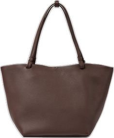 Brown Textured Leather Bucket Bag With Double Handle, Brown Textured Leather Bucket Bag For Shopping, Brown Textured Leather Shoulder Bag For On-the-go, Brown Smooth Grain Tote Bag, Brown Tote Bag With Smooth Grain, Brown Textured Leather Satchel For Shopping, Brown Textured Leather Bag For Daily Use, Brown Textured Leather Bucket Bag, Brown Textured Leather Shoulder Bag For Errands