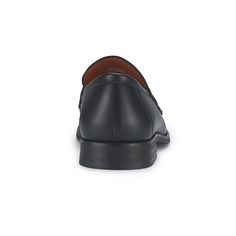 Elevate your style with this classic loafer. Featuring a sleek design and sophisticated metal buckle detail, these loafers provide a perfect blend of classic style and modern comfort. Ideal for both formal occasions and casual outings, these shoes are a versatile addition to any wardrobe. Brand: Ferro Aldo Apron toe loafer with buckle along the top Easy slip-on access Memory foam insoles for added comfort Upper: Synthetic leather Lining: Microfiber Classic Loafers With Metal Pin Buckle For Office, Classic Loafers With Metal Pin Buckle For Work, Classic Office Loafers With Metal Pin Buckle, Classic Workwear Loafers With Metal Pin Buckle, Classic Slip-on Loafers With Metal Pin Buckle, Slip-on Loafers With Metal Pin Buckle For Work, Metal Pin Buckle Slip-on Loafers For Work, Classic Loafers With Metal Pin Buckle For Business, Workwear Slip-on Loafers With Metal Pin Buckle