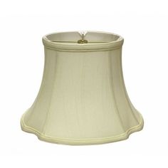 a white lamp shade on a white background