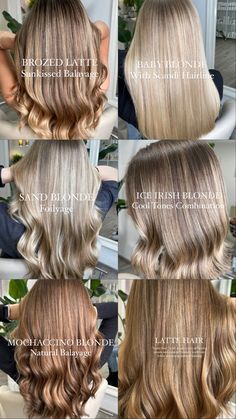 #balayage #blondehairstyles #blondebalayage #blondhair #blondehaircolor #blondehairstyles #hairstyles #haircut #haircolor #haircare #hairgoals #hairideas #stuttgart #wavy #wavyhaircuts #brownhairbalayage #brownhaircolors Brown To Beige Balayage, Mocha Blonde Hair Color, Blonde Types Shades Color Charts, Different Type Of Blonde Hair Colors, Lowlights For Blondes Before After, Wheat Blonde Balayage, Soft Autumn Blonde Hair Color, Vanilla Latte Blonde Hair, Toner Before And After