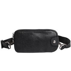 Specifications: Material: Top layer cow hide vegetable tanned leather Inner lining: Thickened polyester cotton Color: Black Size: 20.5cm wide, 10.5cm high, 3.5cm thick Shoulder strap: The length is about 154cm and can be adjusted Internal structure: Main bag, 3-clip, inner patch bag, outer magnetic buckle bag Note * the size measured by hand will have 1-3cm error, please take the real object as the standard Package list: Messenger Bag * 1 Black Crossbody Chest Bag With Cell Phone Pocket, Black Crossbody Mobile Phone Belt Bag, Casual Black Chest Bag With Detachable Strap, Black Chest Bag Pouch For Mobile Phone, Casual Leather Phone Bag With Zipper Closure, Casual Leather Phone Bag With Zipper, Black Belt Bag For Mobile Phone, Black Belt Bag With Mobile Phone Holder, Black Chest Bag With Detachable Strap For Daily Use