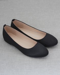 Black Satin Women Flats Black Flat Dress Shoes For Women, Shoes For Dresses Flat, Black Flats For Women, Dressy Flats Shoes Classy, Black Dress Shoes For Women Flats, Shoes Classic Women, Woman Dress Shoes, Blue Dress Shoes Women, Black Shoes Flat