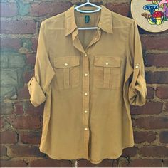 Only Worn Once. No Flaws No Sign Of Wear, Brand New. %70 Cotton, %30 Silk. Super Light And Stylish! Casual Fitted Blouse With Roll-up Sleeves, Ralph Lauren Fall Tops With Button Closure, Ralph Lauren Spring Workwear Tops, Ralph Lauren Spring Tops For Workwear, Ralph Lauren Long Sleeve Summer Tops, Ralph Lauren Summer Work Shirt, Ralph Lauren Summer Shirt For Workwear, Ralph Lauren Summer Workwear Shirt, Ralph Lauren Fall Shirt For Work