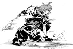 Sora Sora Concept Art, Sora Kh Fanart, Anti Form Sora, Sora Official Art, Sora Rage Form, Sora Fanart, Drawing Poses