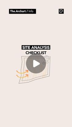 an image of a website page with the title site analist checklist on it