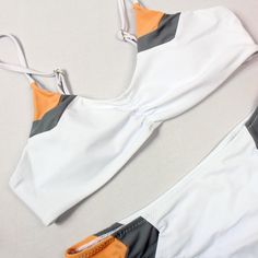 Item Type: Bikinis SetWaist: Low WaistMaterial: Polyester,SpandexGender: WomenPattern Type: Patchwork,Solid,GeometricSupport Type: Wire FreeWith Pad: YesFit: Fits smaller than usual. Please check this store's sizing infoModel Number: B3382WHBrand Name: OMKAGIis_customized: YesColor Style: Natural ColorQuality: A+++Material: 82%Ployester+18%SpandexShoulder strap: Adjustable White Sleeveless Tankini For Beach Season, White One-piece Tankini For Beach Season, White Sleeveless Tankini For Beach Party, Casual White Swimwear For Beach Party, White Swimwear For Poolside During Beach Season, White Sleeveless Summer Tankini, White One-piece Tankini For Pool, White One-piece Pool Tankini, White Swimwear For Summer Pool