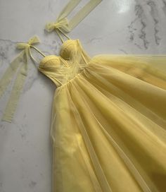 Cute Spaghetti, Dresses Yellow, Prom Dresses Yellow, A Line Evening Dress, Spaghetti Strap Prom Dress, Long Prom Dresses, فستان سهرة, Custom Size Dresses, Evening Dresses Elegant