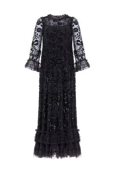 Size: 20 UK Embellished Maxi Dress For Formal Fall Occasions, Embellished Maxi Dress For Formal Fall Events, Luxury Fall Gala Dresses, Fall Embellished Floor-length Dresses, Luxury Floor-length Fall Dresses, Embellished Floor-length Winter Dresses, Winter Floor-length Embellished Dresses, Winter Embellished Floor-length Dress, Elegant Embellished Maxi Dress For Fall