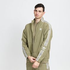 Xl Adidas Track Jacket Olive Color Windbreaker Jacket Mens, Olive Green Jacket, Adidas Windbreaker, Adidas Track Jacket, Color Block Jacket, Mens Windbreaker, Quarter Zip Jacket, Vintage Windbreaker, Adidas Jackets