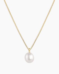 White Pearl Pendant, Pearl Gold Necklace, Gorjana Jewelry, Pearl Charm Necklace, Orange Agate, Yellow Opal, Solid Gold Chains, Gold Pearl Necklace, 14k Gold Necklace