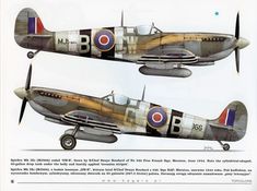 Spitfire Plane, Wwii Airplane, Aviation World, Ww2 History, Aircraft Painting