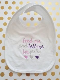 Customizable White Birthday Bib, Customizable White Cotton Bib, Personalized White Bib For Birthday, Cute Pink Bib For Gift, Cute Pink Bib As A Gift, Cute Pink Bib As Gift, Personalized Cotton Bib As Gift, Personalized White Birthday Bib, Cute Handmade Cotton Bib