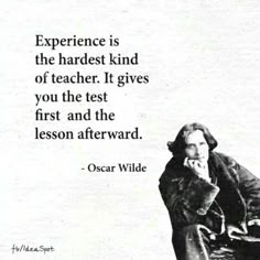 an image of oscar wilde with quote