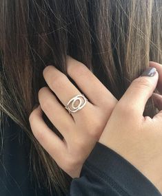 Women's silver ring, modern, delicate and elegant.Made of 925 sterling silver.Here you can find the gold plated version:https://www.etsy.com/il-en/listing/892928454/womens-gold-ring-gold-plated-ring-open?ref=shop_home_active_22&frs=1 Adjustable Sterling Silver Initial Ring In Modern Style, Minimalist Sterling Silver Diamond Ring With Polished Finish, Minimalist Silver Diamond Ring With Polished Finish, Elegant Hypoallergenic White Gold Rings, Modern White Gold Open Midi Rings, Sterling Silver Diamond Ring With Fine Jewelry Style, Modern Silver Jewelry With Halo Design, Elegant Silver Initial Ring With Open Band, Minimalist Silver Initial Open Ring