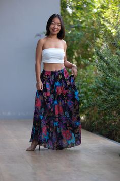 "This beautiful Skirts with  made from lightweight cotton fabric. which perfectly fit to your festival, beach, summer vacation or just new addition to your wardrobe that will inspire you for your new street look! This Skirts is comfortable and relaxation for any occasion.   🪡🧵 MATERIAL : Cotton breathable muslin This skirts will fit sizes Small to Large ( Not - XL ) * Waist : 26'' Stretching to 52'' inches  ( 66.04 cm - 132.08 cm ) * Hips : up to 58\" (147.32.cm ) * Length : 37\" from waist to High-waist Lined Skirt For Vacation, High Waist Lined Skirt For Vacation, Lined Skirt Bottoms For Vacation, Beach Mini Skirt With Gathered Detail, Casual Multicolor High Waist Maxi Skirt, Bohemian High Waist Lined Maxi Skirt, Beach Maxi Skirt With Elastic Waistband, Gathered Mini Skirt For Vacation, Flared Lined Maxi Skirt For Vacation