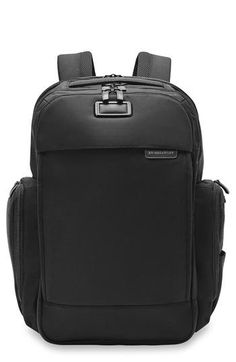 Anything but traditional, this multifunctional backpack has separate compartments for electronics and accessories, and a private packing area for clothing.Closure: Two-way top-zip closure.Exterior features: With its padded, ergonomic shoulder straps, you'll be navigating through your travels in comfort. It also has a slip-through back panel to allow it to slide over rolling bags. A front zip compartment features additional pockets that are ideal for storing smaller accessories. A left side pocke Classic Travel Bag With Functional Pockets, Classic Travel Bag With Anti-theft Pocket, Rectangular Business Backpack With Functional Pockets, Modern Rectangular Luggage With Functional Pockets, Functional Standard Backpack Luggage For Business Trips, Classic Travel Backpack With Functional Pockets, Modern Backpack With Anti-theft Pocket For Trips, Functional Standard Backpack With Zipper Closure, Classic Backpack For On-the-go With Functional Pockets