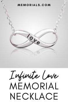 The Infinite Love Memory Jewelry is made of sterling silver and crafted by and artistic skilled jeweler one at a time. This pendant is exclusively designed to celebrate the precious memories of life. Create a wonderful gift for a loved one or yourself with this beautiful pendant. Symbolic Engraved Jewelry For Valentine's Day, Engraved Sterling Silver Jewelry For Valentine's Day, Personalized Infinity Jewelry In White Gold, Personalized Infinity White Gold Jewelry, Personalized White Gold Infinity Jewelry, Valentine's Day Symbolic Engraved Jewelry, Symbolic Jewelry For Anniversary On Mother's Day, Meaningful Infinity Jewelry Gift, Symbolic Jewelry For Anniversary And Mother's Day