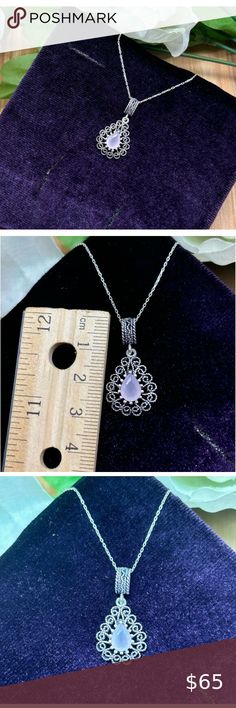 925 Sterling Silver Turkish Filigree Necklace for Women, NEW,HandmadeGift Gift For Fiance, Turquoise And Pink, Mom Friend, Filigree Necklaces, Filigree Jewelry, Gifts For Fiance, Ruby Sapphire, Crafted Jewelry, Pink Quartz