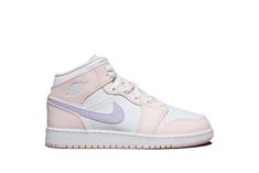 PRICES MAY VARY. Air Jordan 1 Mid GS Big Kid's Shoe Pink Wash/Violet Frost-White (FD8780 601) Colorway: Pink Wash/Violet Frost-White Style Code: FD8780 601 Gradeschoiol Sizing: 3.5y - 7y Brand New NIKE Air Jordan 1 Mid GS Big Kid's Shoe Pink Wash/Violet Frost-White (FD8780 601) Jordan Violet, Rosa Jordans, Air Jordan 1 Mid Gs, Pink Jordans, White Violet, Nike Air Jordan 1 Mid, Hype Shoes, New Nike Air, Kids Jordans