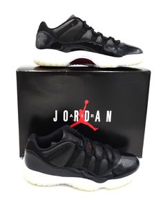 THIS AUCTION IS FOR: BRAND NEW IN THE BOX 100% AUTHENTIC. AIR JORDAN 11 RETRO LOW SHOES  MEN'S SIZE: 12 COLOR: BLACK/GYM RED-WHITE-SAIL   ~ PLEASE ASK ANY QUESTIONS & SEE MY OTHER ITEMS ~ THANKS FOR LOOKING!!! Streetwear Jordan Shoes With Lace-up Design, Streetwear Jordan Shoes With Boost Midsole, Low-top Jordan Shoes For Streetwear, Jordan Lace-up Shoes With Cushioned Footbed, Jordan Shoes With Cushioned Footbed For Streetwear, Sporty Low-top Jordan Shoes For Streetwear, Sporty Low-top Jordan Shoes With Rubber Sole, Low-top Leather Jordan Shoes With Boost Midsole, Low-top Leather Sneakers With Air Max Cushioning