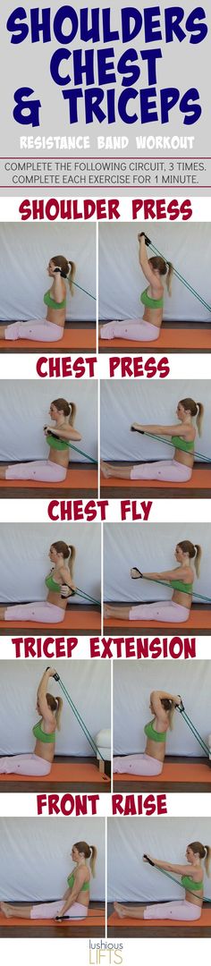 the poster shows how to do shoulder exercises and tricks for beginners, with instructions