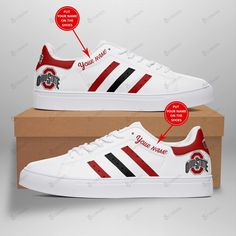 Ohio State Buckeyes Personalized Custom Sneakers 003 available in T-shirt, hoodie, tank top, longsleeve, multi color and size S M L XL XXL 3XL 4XL 5XL. Shipping from the US. Easy 30 day return policy - Shop now! 6.1-ounce, 100% cotton .Double-needle neck, sleeves and hem; Roomy Unisex Fit. Ash is 99% cotton, 1% poly; Sport Grey is 90% cotton, 10% poly; Dark Heather is 50% cotton, 50% polyester .Decoration type: Digital Print. Made by Gildan Sneakers 2024, Back To School Shoes, Free Socks, Hot Sneakers, Liner Socks, Ohio State Buckeyes, Custom Sneakers, School Shoes, San Francisco 49ers