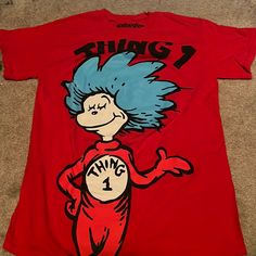 Very Cute And Nwot- The Adorable “Thing One” - So Cute. Nwot Thing One, Lady In Red, So Cute, Womens Shirts, Thing 1, Womens Tops, Tops & Tees, Customer Support, Fast Delivery