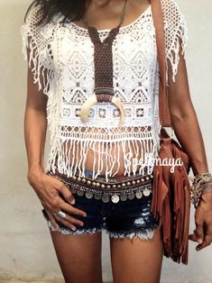 Boho lace Top. One size. 100% Stretchable Cotton. 5 Colors to choose from . Measurements: Second photo top. Bust 22 inches stretch up to 28 inches max Length 18 inches with fringe. Care Hand or machine wash. Bohemian Lace Top For Beach In Spring, Summer Beach Lace Top With Crochet Trim, Bohemian Lace Patchwork Top, Bohemian Lace Crochet Top For Vacation, Bohemian Lace Crochet Top, Beach Lace Top With Crochet Trim, Bohemian Lace Top With Lace Trim For Vacation, Bohemian Cotton Lace Top With Crochet Trim, Beach Cotton Lace Crochet Top