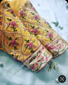 Embroidered Blouse Designs Hand Embroidery, Blouse Work Designs Embroidery, Hand Work Blouse Design For Bridal, Jardoshi Work Design Blouse, Wedding Blouses Bridal, Hand Embroidery Designs For Blouses, Bridal Embroidery Blouse Designs, Wedding Blouse Designs Bridal Collection, Handwork Blouse Design