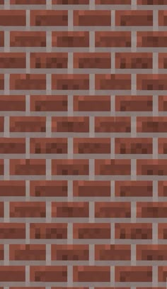 a brick wall that is made up of several different shades of red and brown bricks